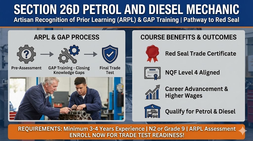 GAP Training - Section 26D-Petrol and Diesel Course