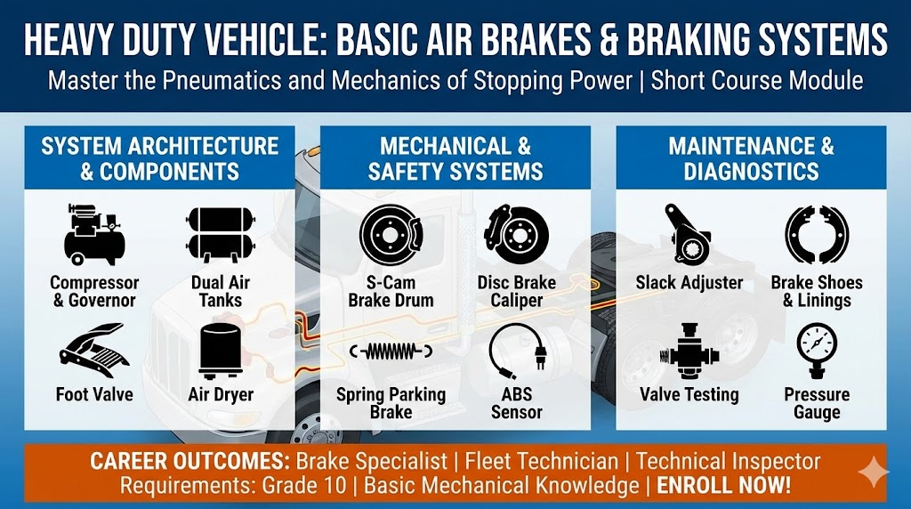 Heavy Duty Vehicle: Basic Air Brakes & Braking Systems
